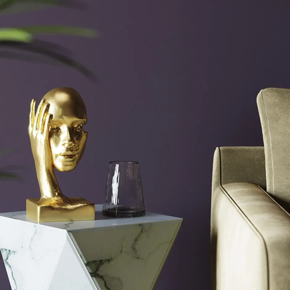 KARE Deko Objekt In my Mind Gold 30cm