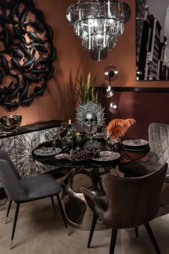 KARE Deko Objekt King Skull Schwarz 49cm