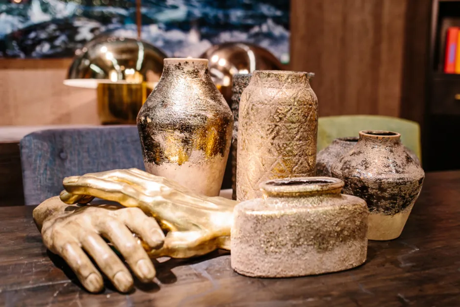 KARE Deko Objekt Mano Gold 35cm