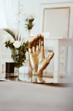 KARE Deko Objekt Mano Gold 35cm