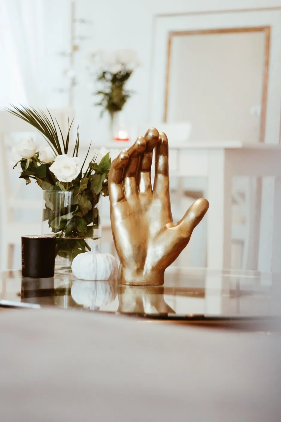 KARE Deko Objekt Mano Gold 35cm