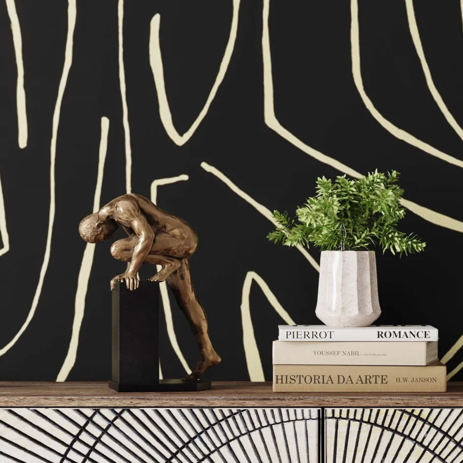 KARE Deko Objekt Nude Man Stand Bronze 35cm