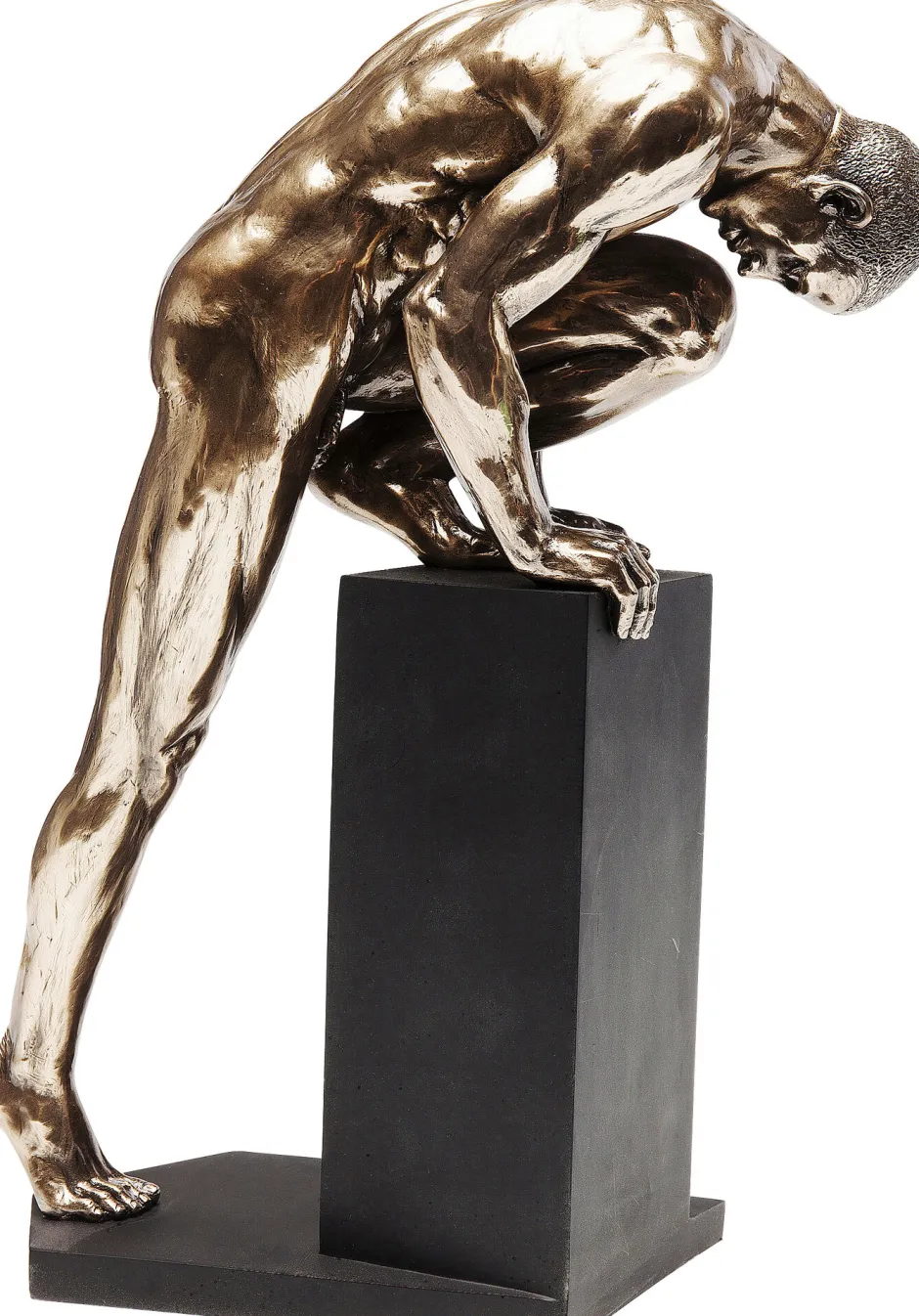 KARE Deko Objekt Nude Man Stand Bronze 35cm
