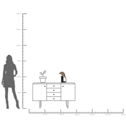 KARE Deko Objekt Nude Man Stand Bronze 35cm