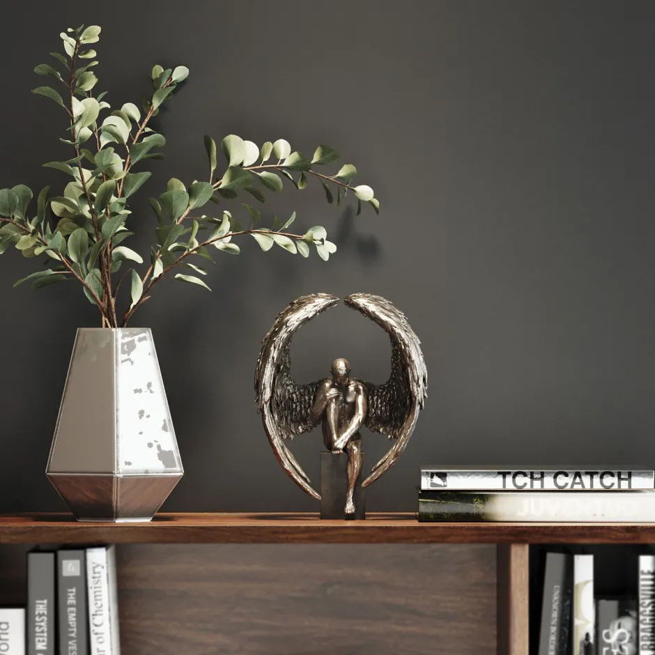 KARE Deko Objekt Nude Sad Angel Klein