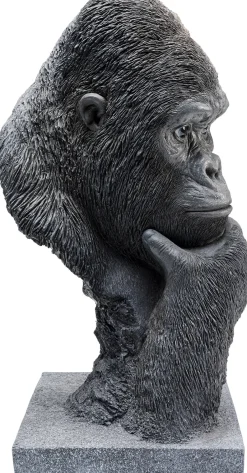 KARE Deko Objekt Thinking Gorilla Head 49cm