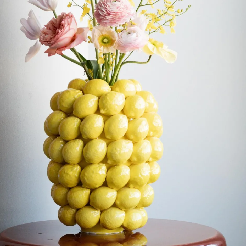 KARE Deko Vase Lemon Juice 40cm