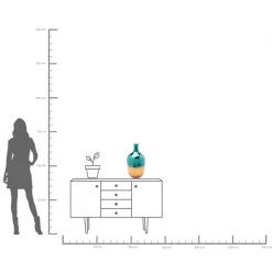 KARE Deko Vase Lizy Shine Multi 50cm