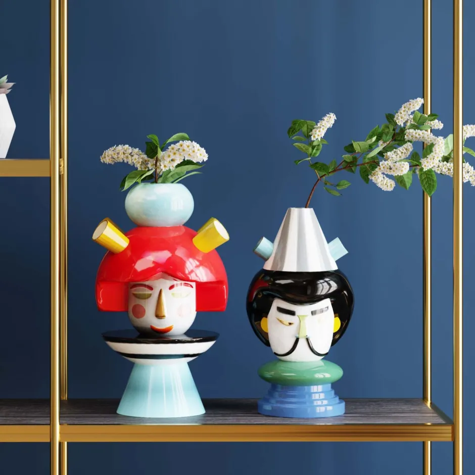 KARE Deko Vase Puppet Girl 36cm