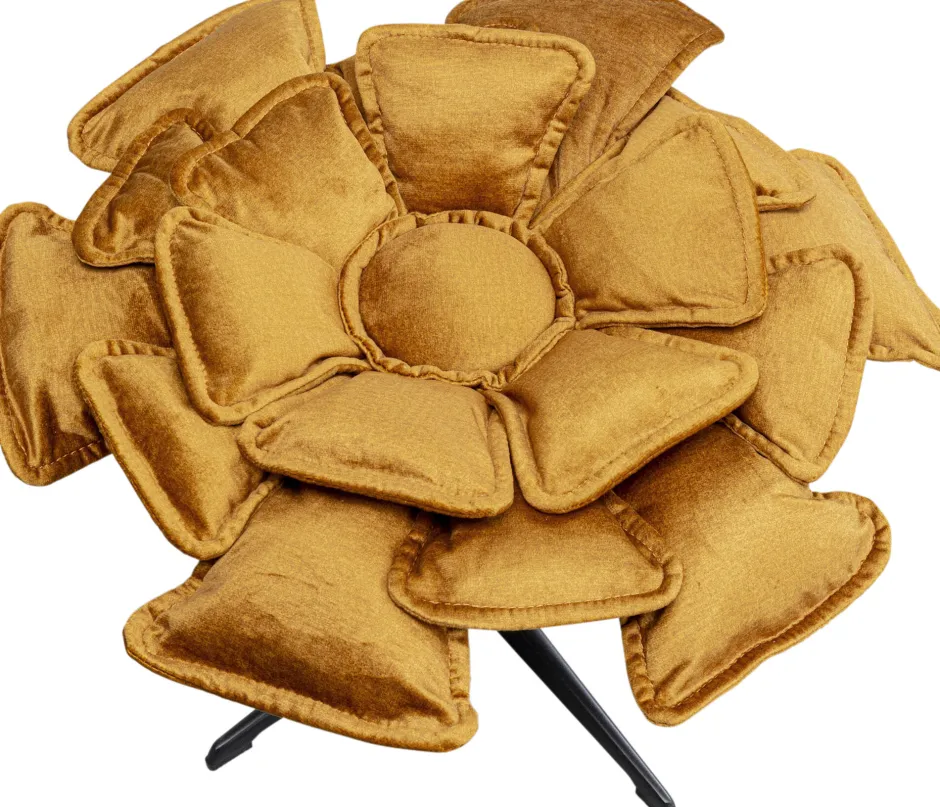 KARE Drehsessel + Hocker Blossom