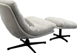 KARE Drehsessel + Hocker Columbia