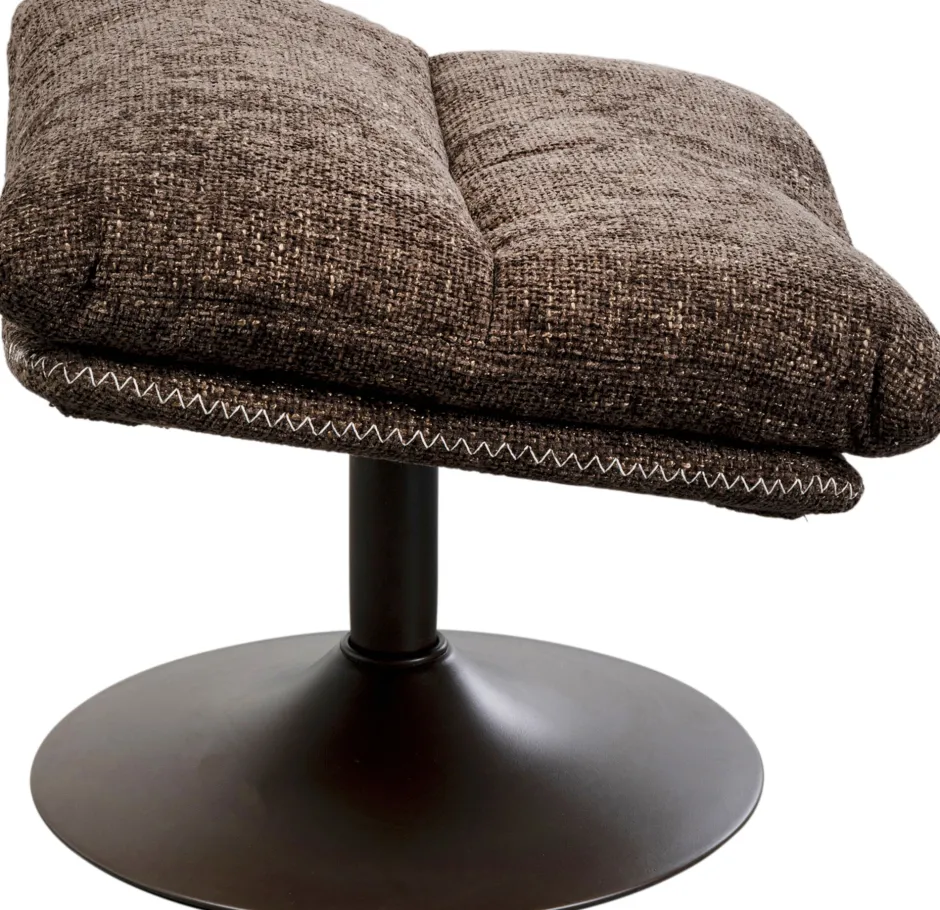 KARE Drehsessel + Hocker Montreal