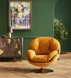 KARE Drehsessel Cosy Amber