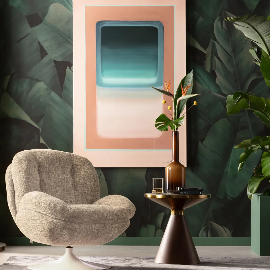 KARE Drehsessel Cosy Beige