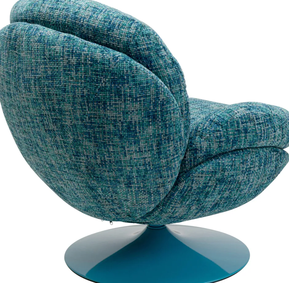 KARE Drehsessel Cosy Blau