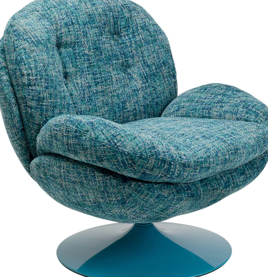 KARE Drehsessel Cosy Blau