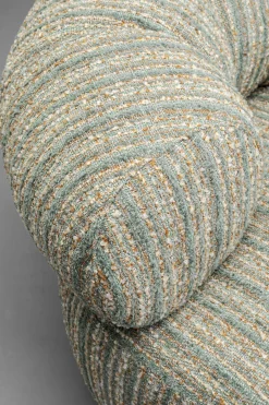 KARE Drehsessel Couture Stripes Blau