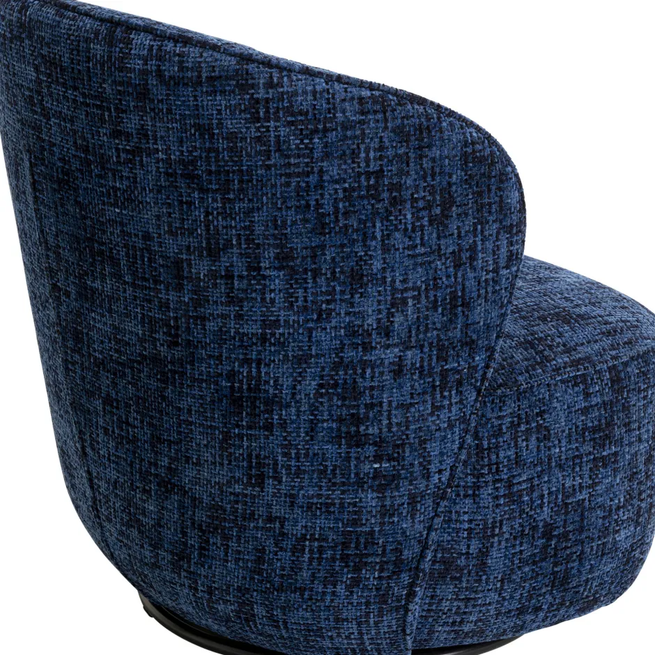 KARE Drehsessel Ellie Blau