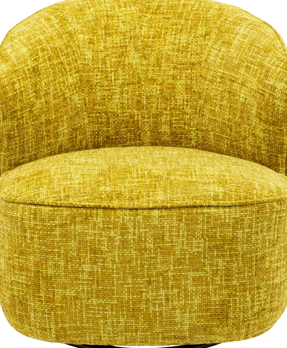 KARE Drehsessel Ellie Gelb