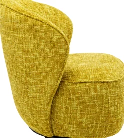 KARE Drehsessel Ellie Gelb