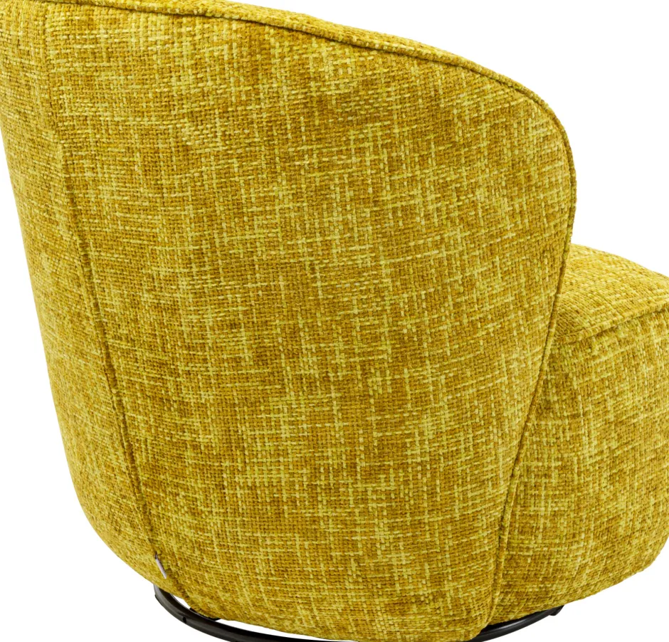 KARE Drehsessel Ellie Gelb