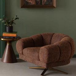 KARE Drehsessel Janno Braun