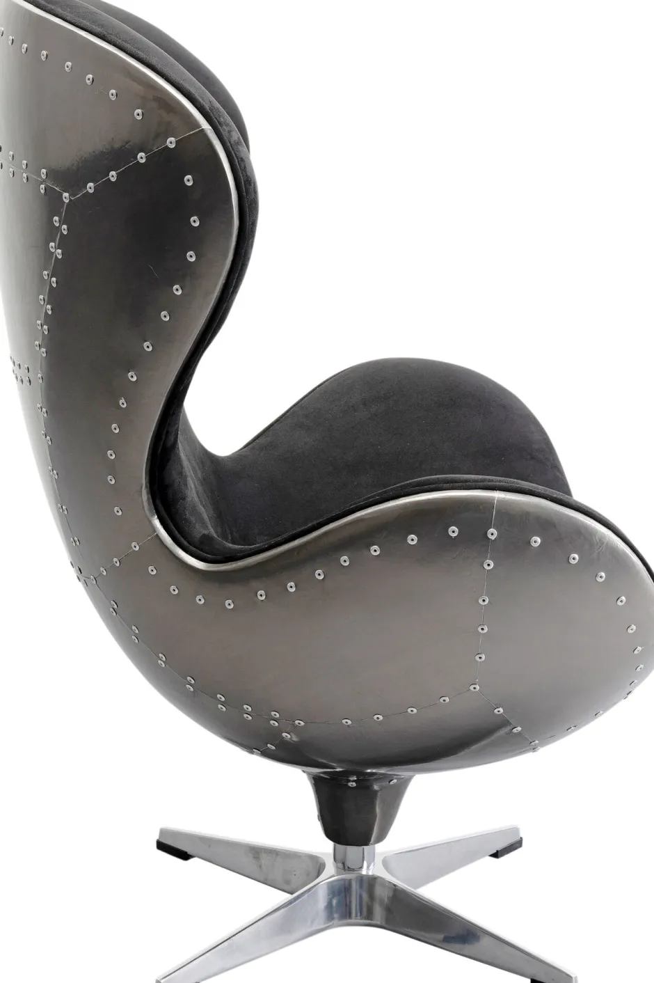 KARE Drehsessel Lounge Black Graphit