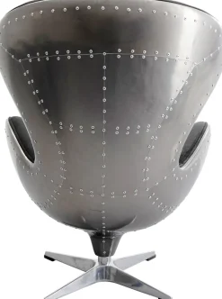 KARE Drehsessel Lounge Black Graphit