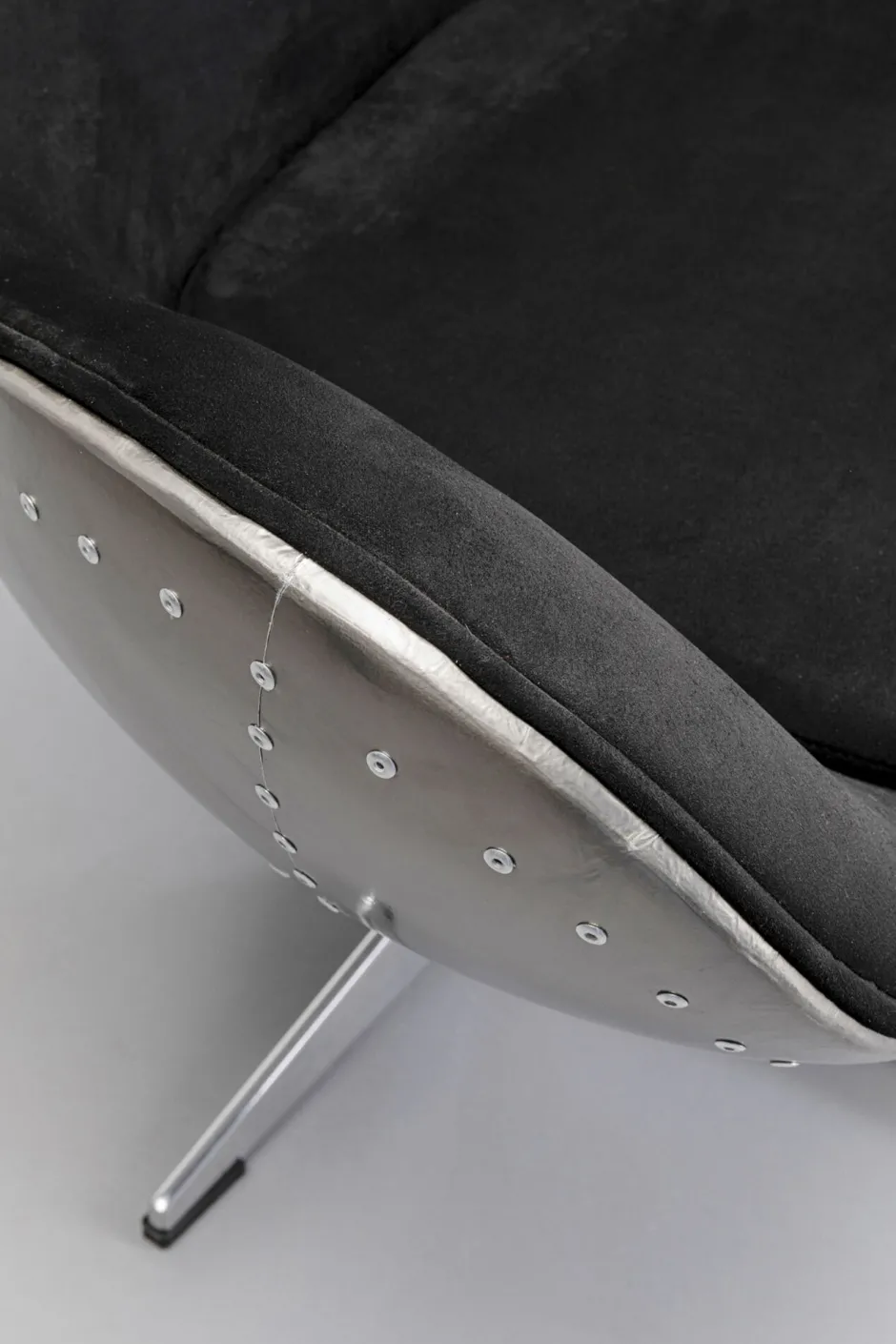 KARE Drehsessel Lounge Black Graphit
