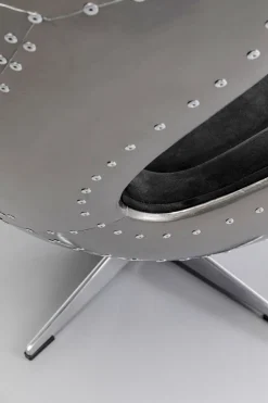 KARE Drehsessel Lounge Black Graphit