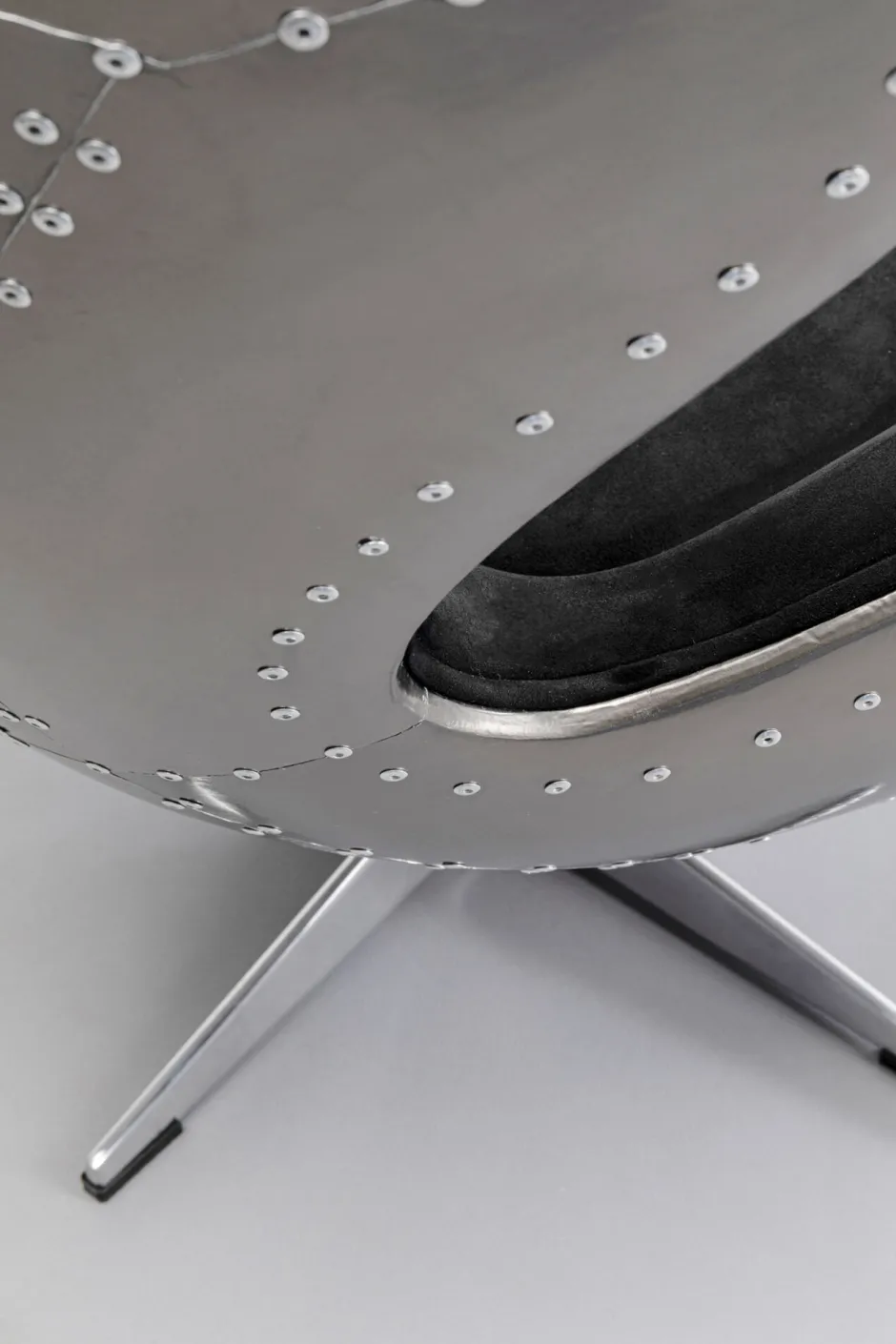 KARE Drehsessel Lounge Black Graphit