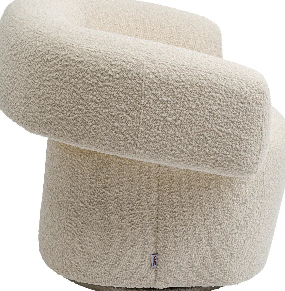 KARE Drehsessel Maye Creme
