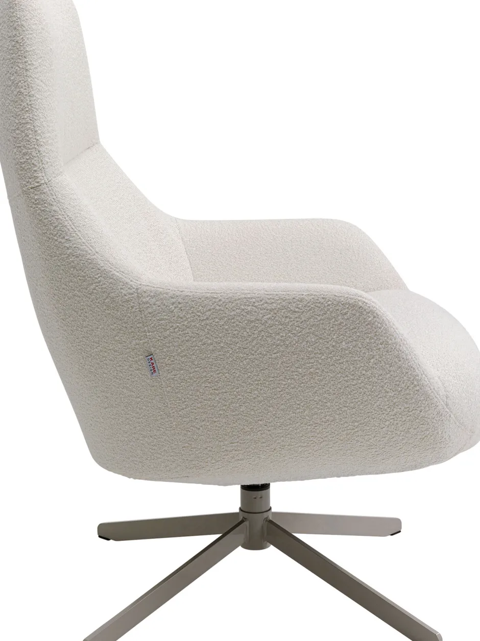 KARE Drehsessel Mimi Creme
