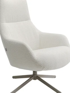 KARE Drehsessel Mimi Creme