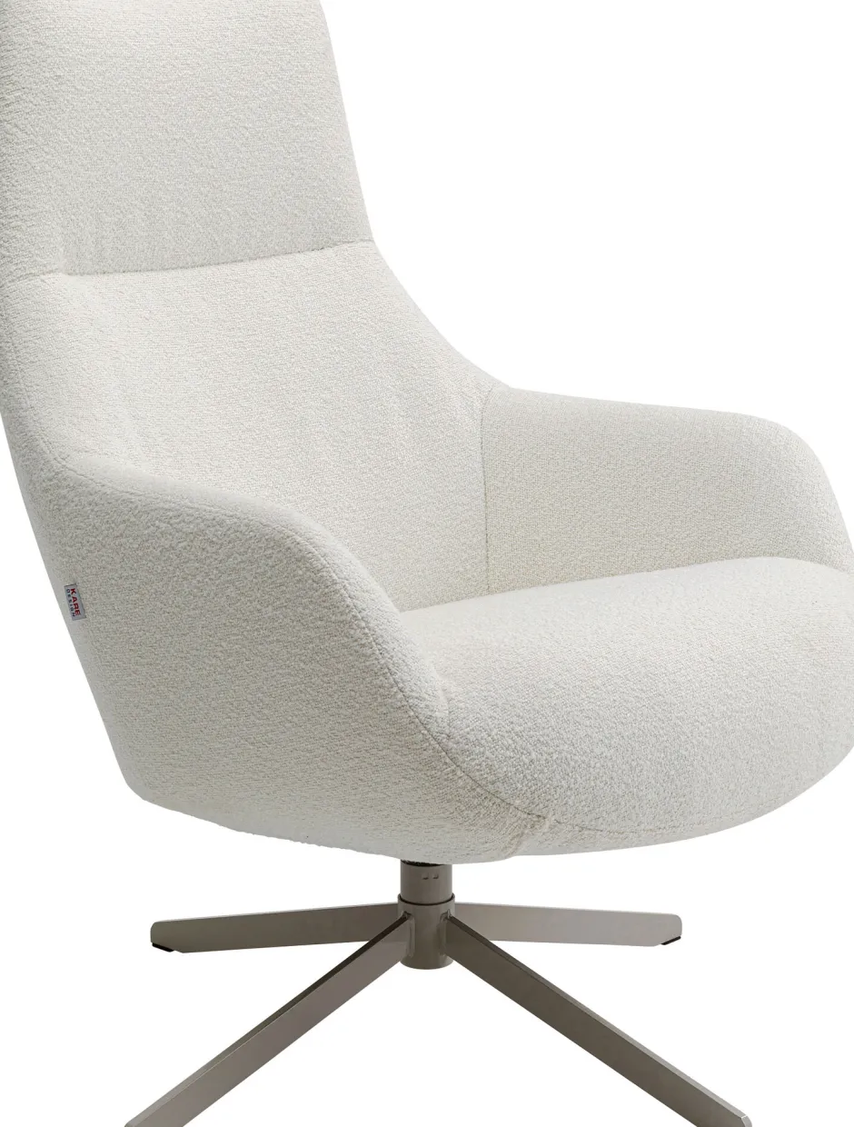 KARE Drehsessel Mimi Creme