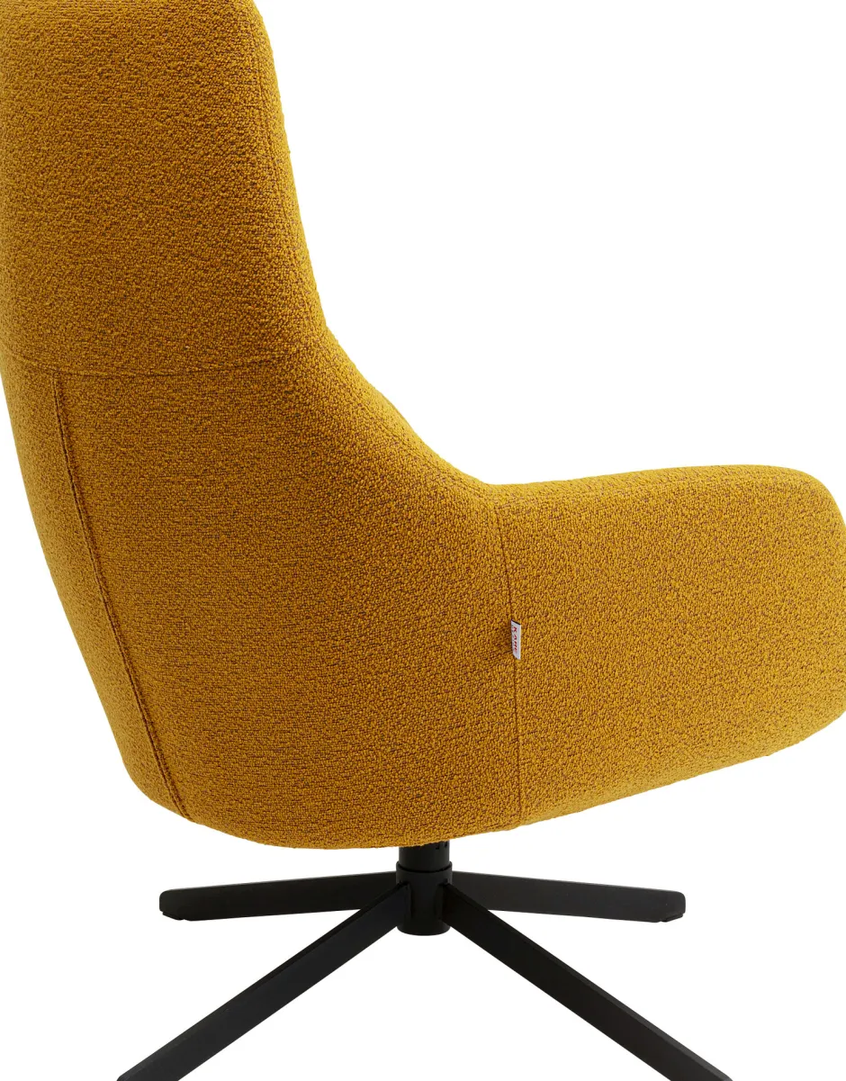 KARE Drehsessel Mimi Gelb