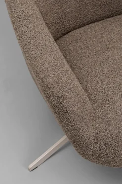 KARE Drehsessel Mimi Mocca