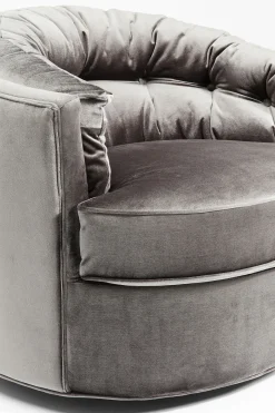 KARE Drehsessel Music Hall Grau