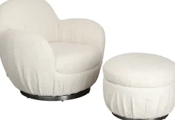 KARE Drehsessel Nube Boucle