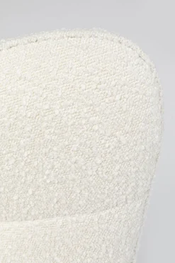 KARE Drehsessel Oscar Boucle Creme
