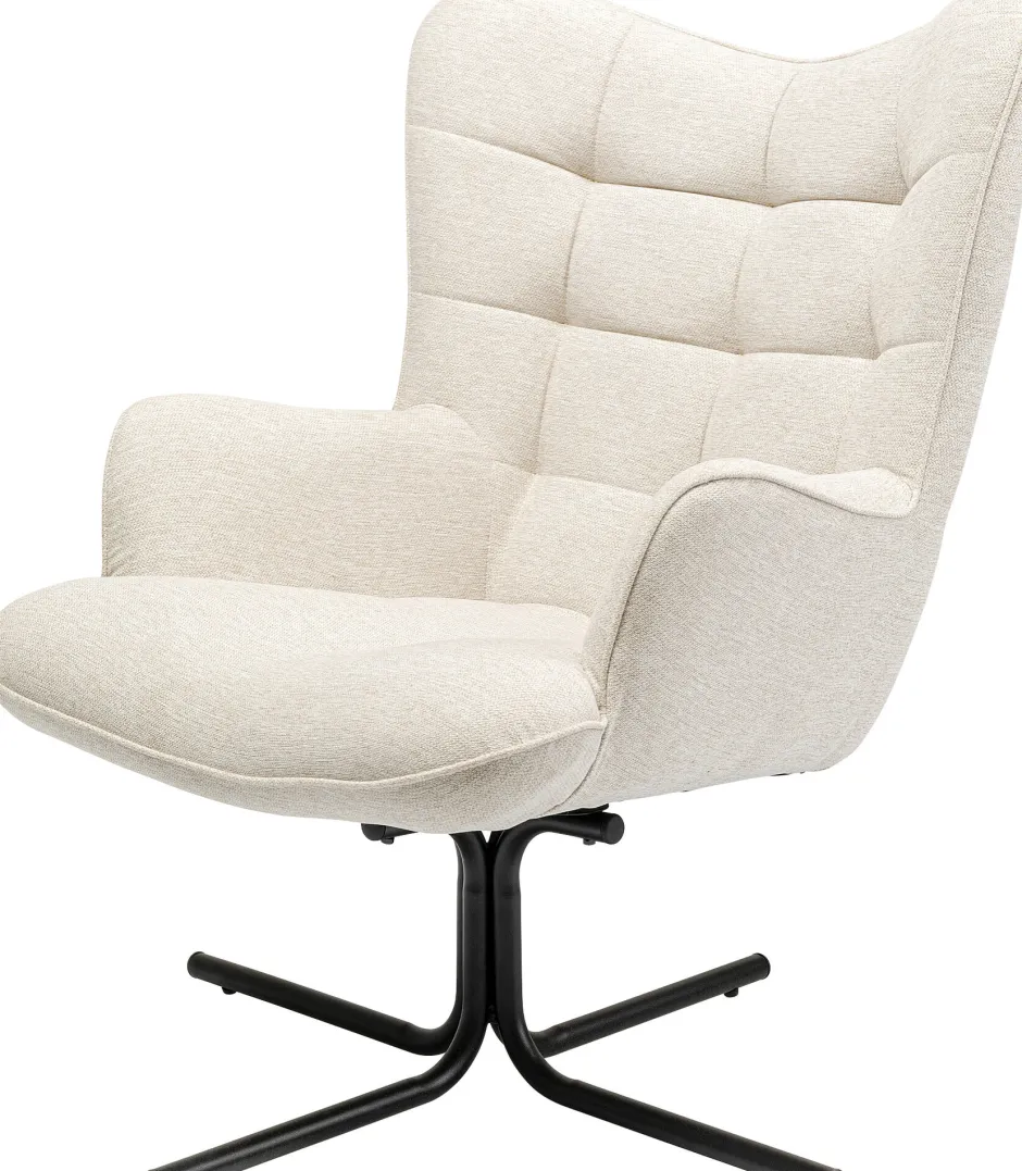 KARE Drehsessel Oscar Creme