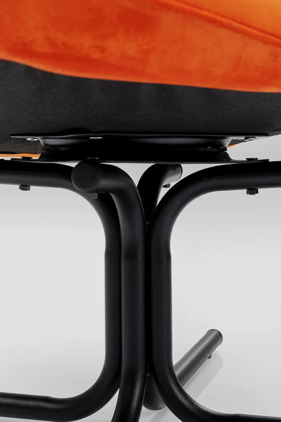 KARE Drehsessel Oscar Velvet Orange