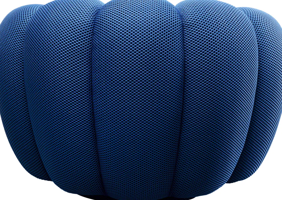 KARE Drehsessel Peppo Bloom Blau