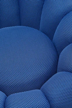 KARE Drehsessel Peppo Bloom Blau