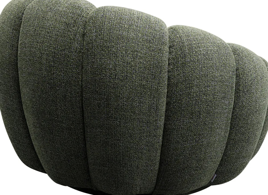 KARE Drehsessel Peppo Bloom Melange Grün