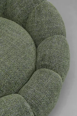 KARE Drehsessel Peppo Bloom Melange Grün