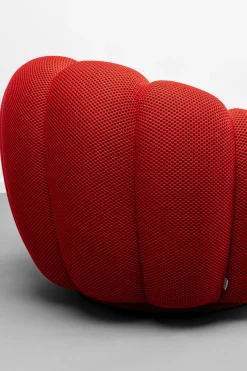 KARE Drehsessel Peppo Bloom Rot