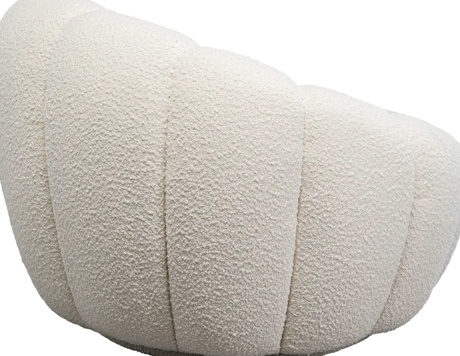 KARE Drehsessel Peppo Bloom Weiß