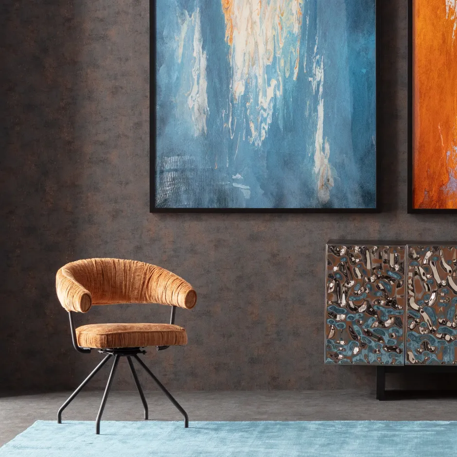 KARE Drehstuhl Arabella Orange