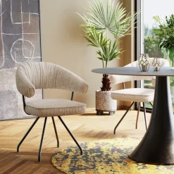 KARE Drehstuhl Arabella Silber